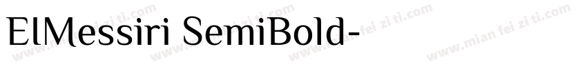 EIMessiri SemiBold字体转换